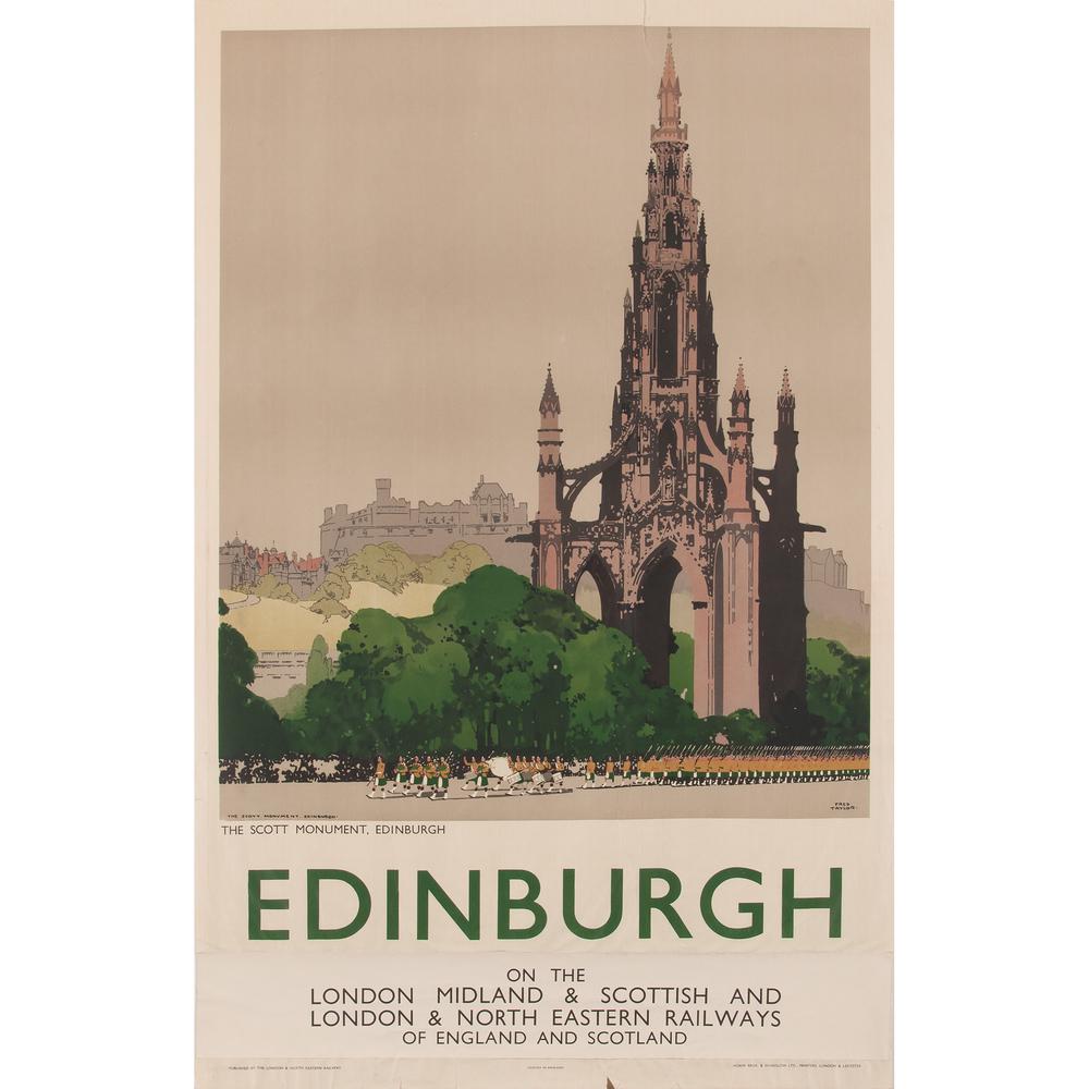 Fred Taylor (British, 1875-1963) Edinburgh (1 of 2)