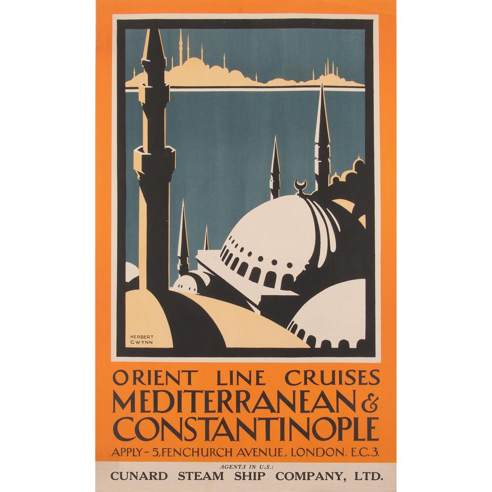 Herbert Gywnn (20th Century) Orient Line Cruises (1 of 2)