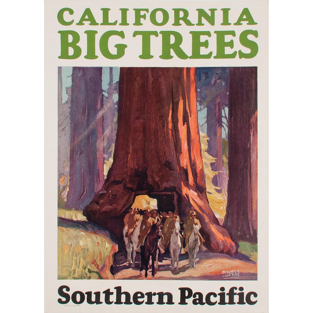 Maurice George Logan (American, 1886–1977) California: Southern Pacific ca. 1928 artist's name printed in image 23 x 16 in.