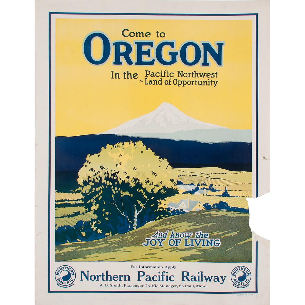 Pacific Northwest Railway Posters, Lot of Two (1 of 4)