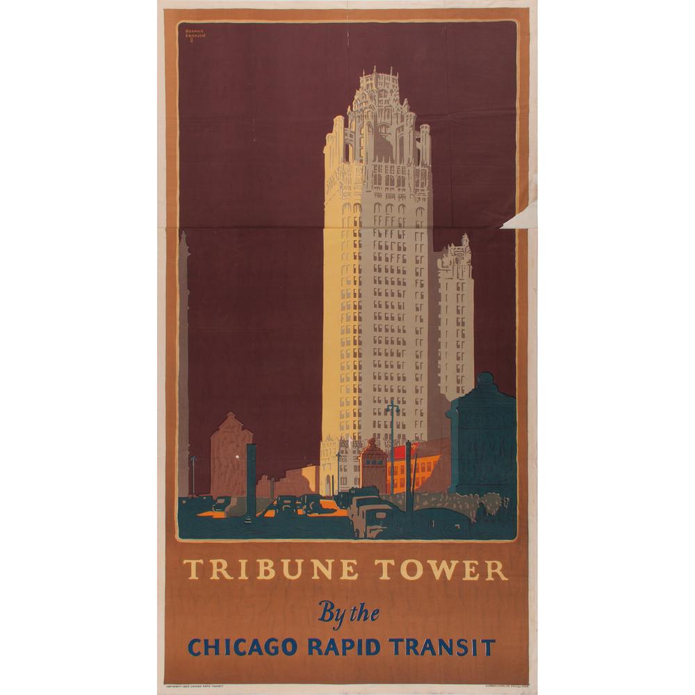 Norman Erickson (American, 20th Century) Tribune Tower (1 of 3)