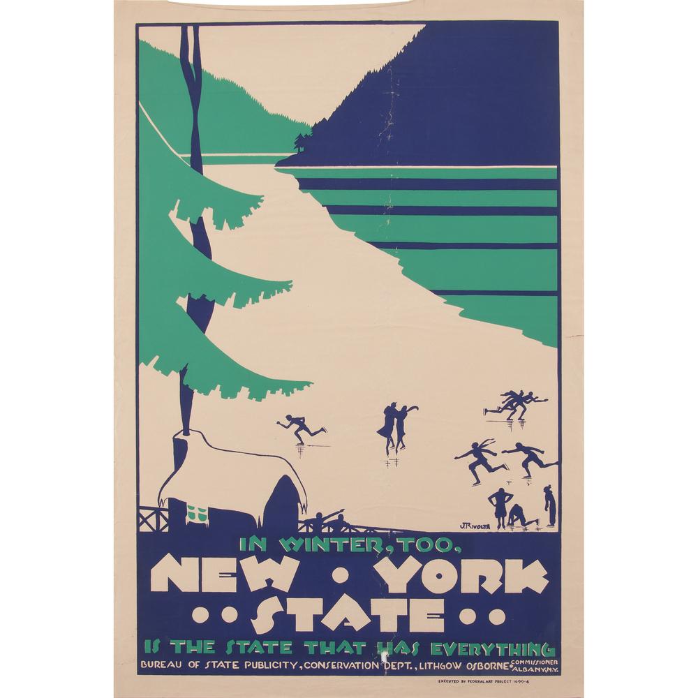 Jack Rivolta (b. 1890) In Winter, Too, New York State (1 of 2)