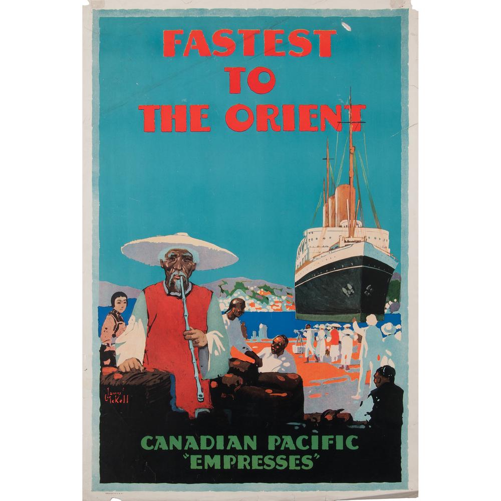 James McKell (20th Century) Fastest to the Orient (1 of 2)