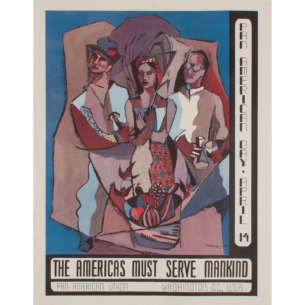 Pan American Posters, Lot of Two (1 of 4)