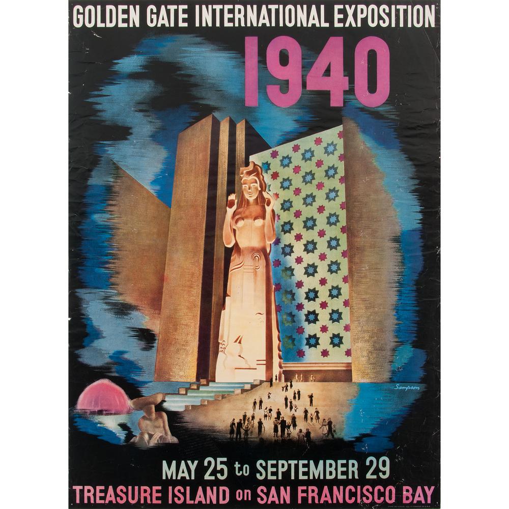Sampson (20th Century) 1940 Golden Gate International (1 of 2)