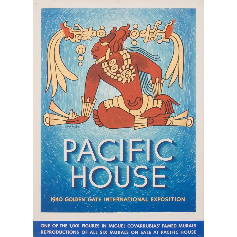Miguel Covarrubias (Mexican, 1904-1957) Pacific House (1 of 2)
