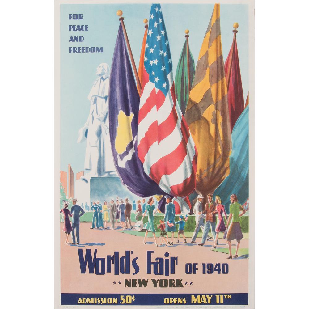 1940 New York World's Fair Posters, Lot of Two (1 of 4)