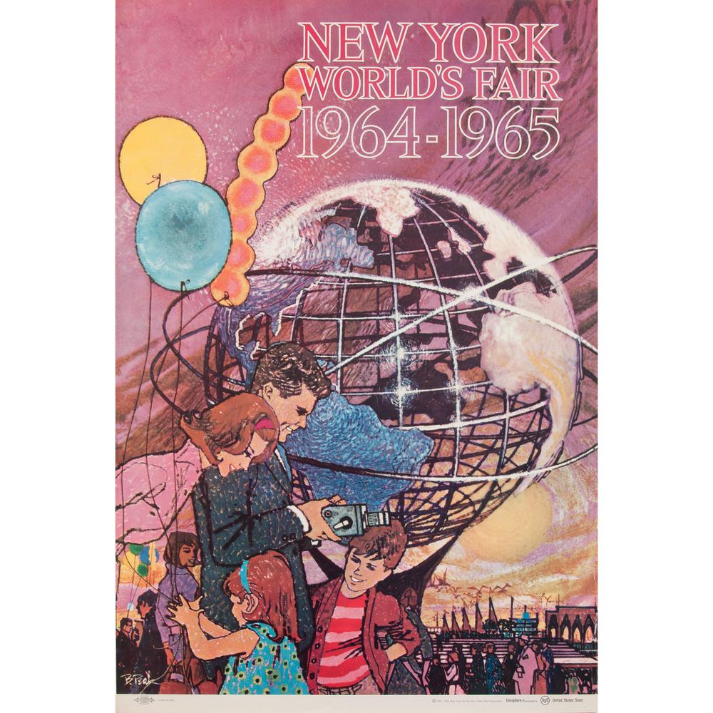 Robert Peak (American, 1927-1992) 1964 New York World's (1 of 4)