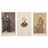 Three CDVs of Identified Brown Water Navy Officers,