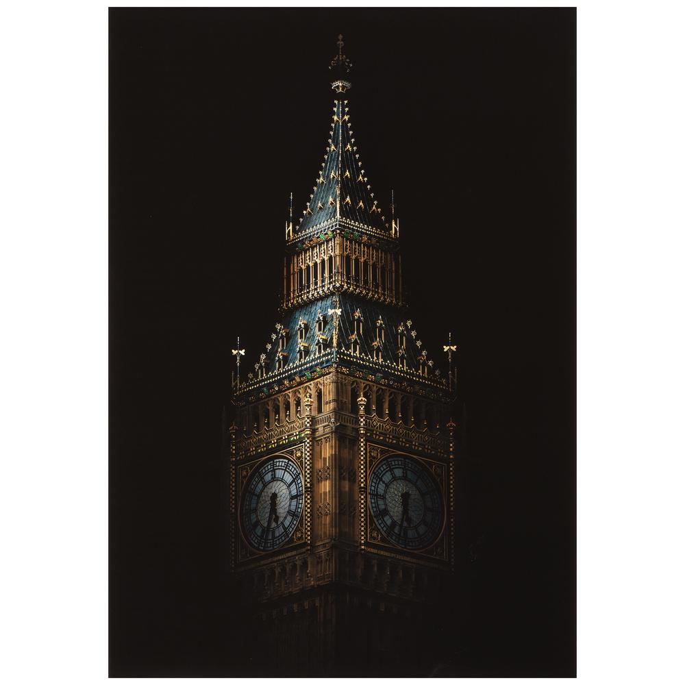 Irene Kung (Swiss, b. 1958): Irene Kung (Swiss, b. 1958) London Big Ben pigment print on rag paper edition 1/5 framed sight: 38 1/2 x 27 inches. frame: 46 1/4 x 34 1/2 inches. Provenance: From the Robert B. Riley Collection