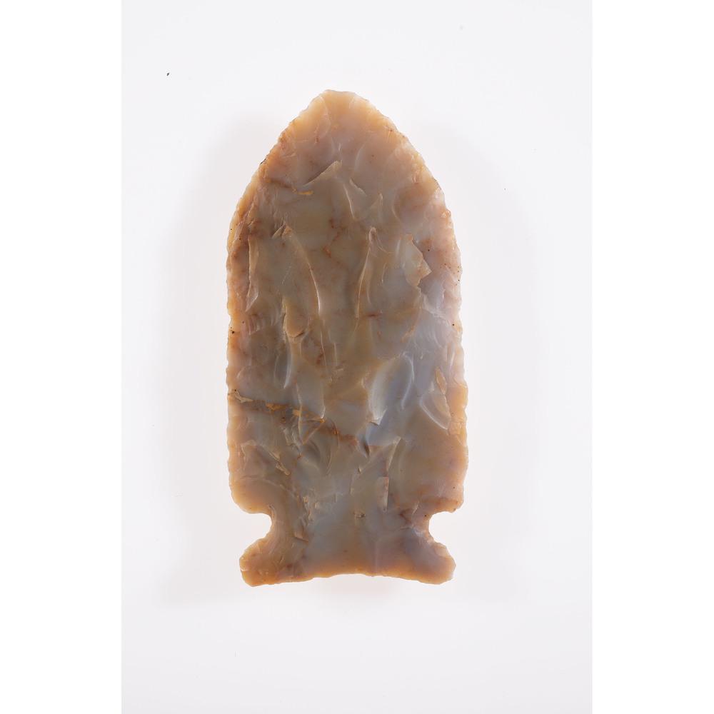 A Flint Ridge Pentagonal Point, Length 3 in.: A Flint Ridge Pentagonal Point, Length 3 in. Woodland Period, 800 B.C. - A.D. 1200 Ohio length 3 in. Collection History Karl G. Parchert, Dearborn, Michigan