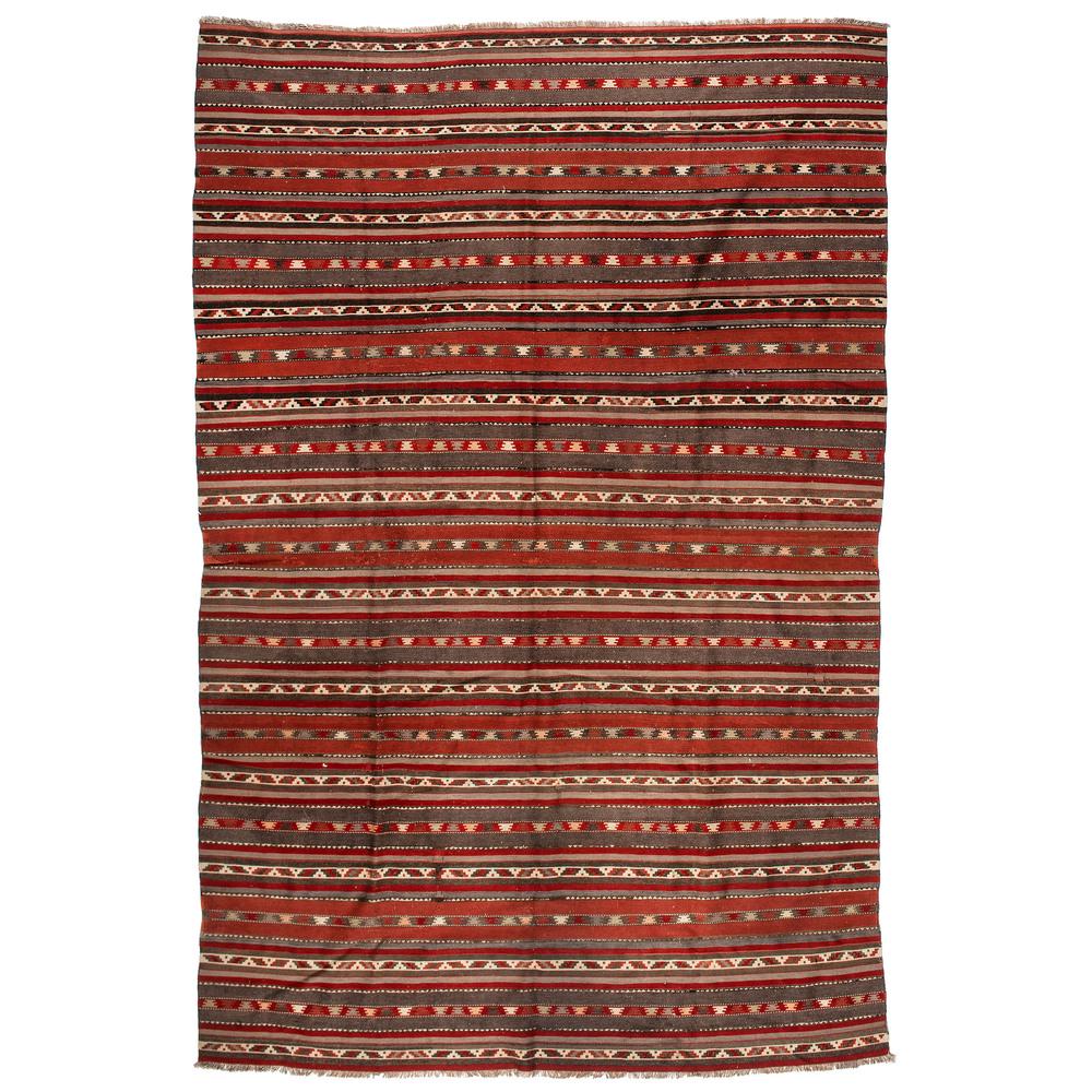A Mexican Area Rug: A Mexican Area Rug 20th Century 10 feet 6 inches x 6 feet 10 inches.