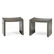 A Pair of Modernist Cerused Oak Stools
