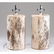 A Pair of Contemporary Wood Cylinder Lamps - 2