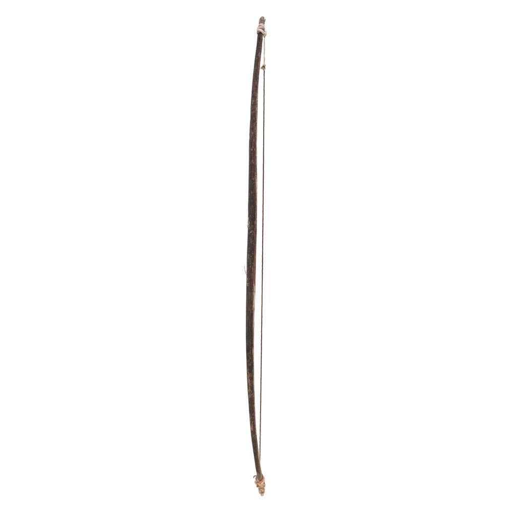 Plains Sinew-Backed Bow, From the Collection of Robert: Plains Sinew-Backed Bow, From the Collection of Robert Jerich, Illinois straight wood bow with sinew string, length 42 in. second half 19th century Provenance: From the Collection of Robert Jerich, Il