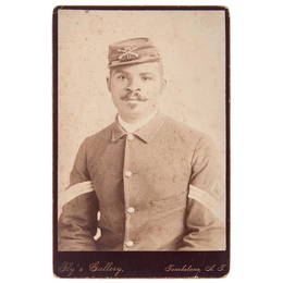 C.S. Fly Cabinet Card of 24th Infantryman, Tombstone,