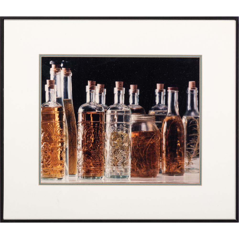 Barry Bingham Jr. (American, 1933-2006): Bottles and Bouquet two photographs each sight: 7 1/2 x 9 1/2 inches. Provenance: From the Collection of Isabel McHenry Clay, The Larches, Paris Kentucky