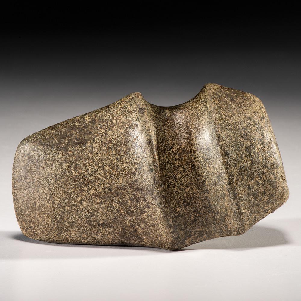 A 3/4 Groove Fluted Axe, 5 in.: Late Archaic Period, 4000-1000 B.C. length 5 in. Published: Gerber, Art, The Art Gerber Story, 2007, pg. 345, fig. 0.285