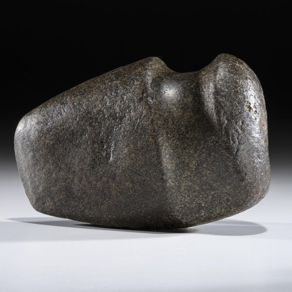 A Fully Polished 3/4 Grooved Axe, 6 in.: Late Archaic Period, 4000-1000 B.C. Spencer County, Indiana length 6 in.