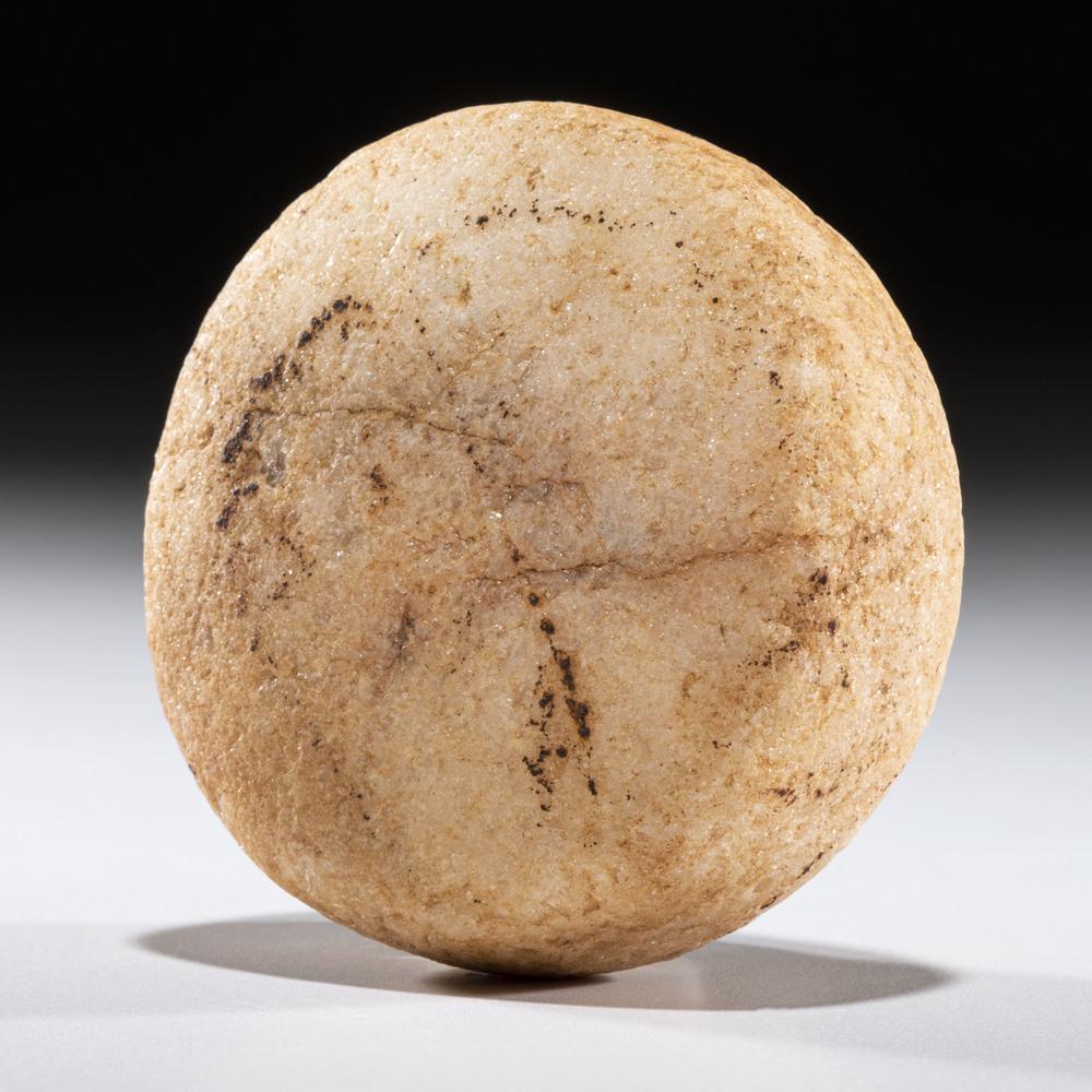 A Granite Discoidal, 2-3/4 in.: Mississippian Culture, Late Prehistoric Period, A.D. 1000-1500 Talledaga County, Alabama diameter 2-3/4 in.