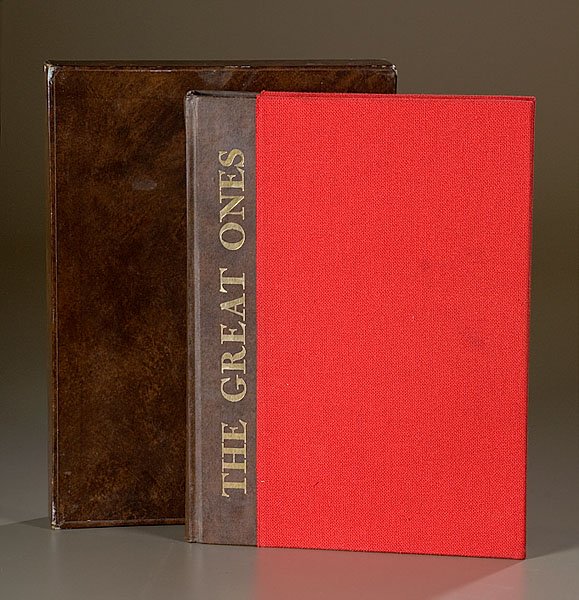 Racing Legends, The Great Ones, : Racing Legends, The Great Ones, Hollingsworth, Kent (ed.) [Lexington]: The Blood Horse, 1970. 4to, half lea. in slipcase, marbled endpapers, numbered 753 of 1000. With Christmas inscription. Holli