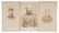 265: Three CDVs of Post-War Identified Officers,