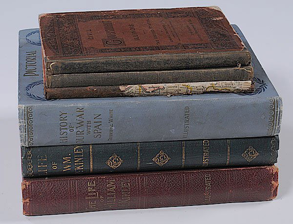 POLITICS: Group of Political Books, : POLITICS: Group of Political Books, lot of 6. Includes three copies of Crawford, Edwin C. Civil Government of Illinois and of the United States. Chicago (IL): George Sherwood & Company, 1882. 12mo,