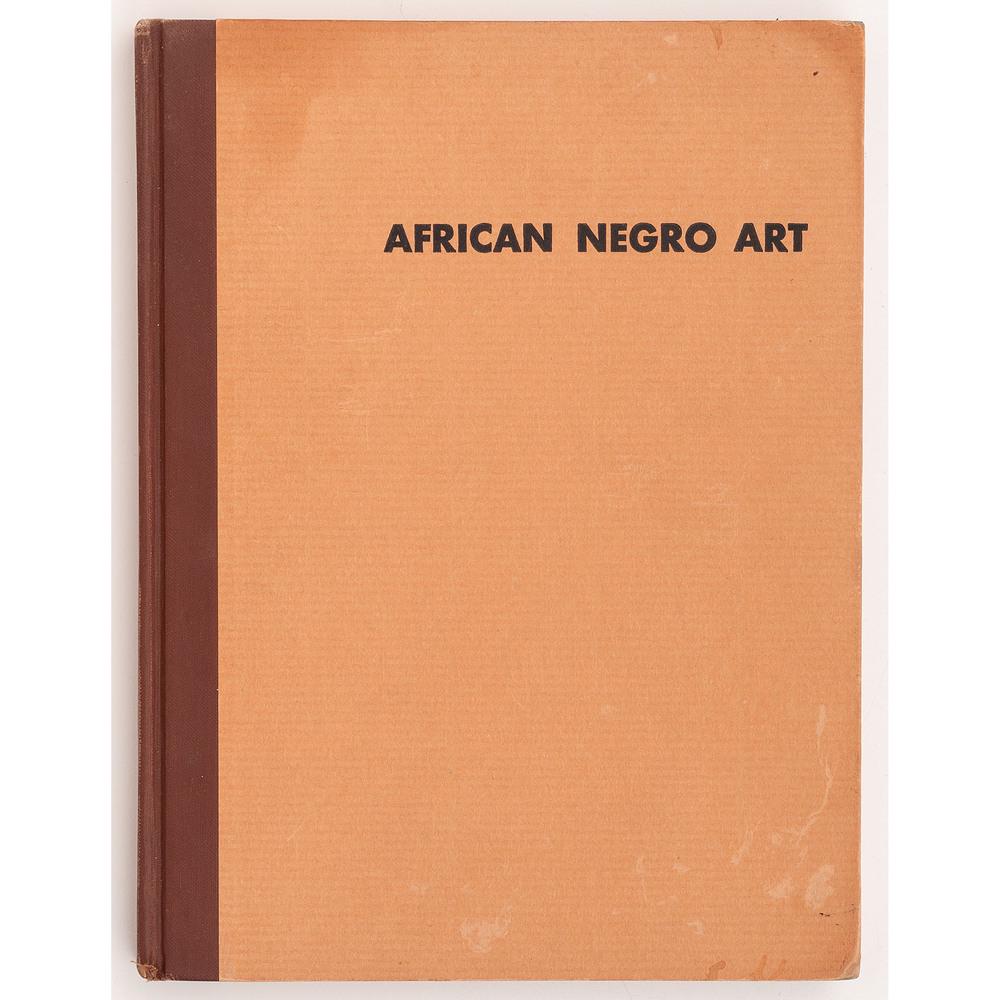 [AFRICAN AMERICANA - ART]. SWEENEY, James Johnson: [AFRICAN AMERICANA - ART]. SWEENEY, James Johnson (1900-1986), editor. African Negro Art. New York: The Museum of Modern Art, 1935. 8vo (187 x 253 mm). Half-title, photographic plates, 2 tipped in map