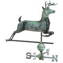 A Molded Sheet Copper and Cast Zinc Leaping Stag