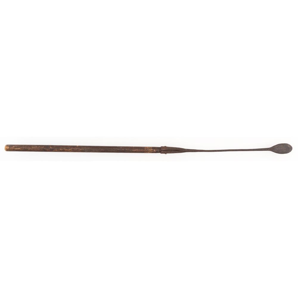 A Whaler's Lance: A Whaler's Lance Length of shaft 30 inches. Length of spear head 24 1/2 inches.