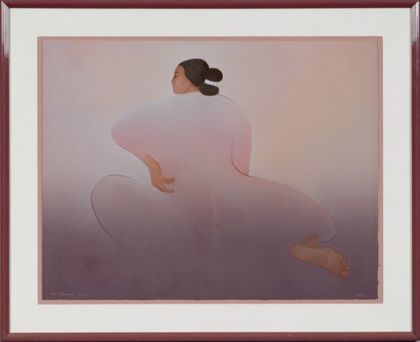 R. C. Gorman (1932 - 2005) : R. C. Gorman (1932 - 2005), Estrella lithograph dated and signed l.l. 29.5 in. x 38 in.