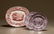 662: Romantic Staffordshire Platter and Plates,