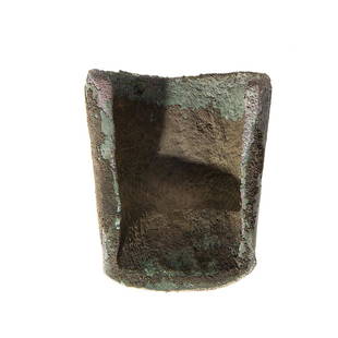 Old Copper Culture Socketed Adze: Old Copper Culture, 7000-3000 BCE Wisconsin length 3 in. x width 2-1/2 in. Provenance: Found by Terry Neal, Wisconsin