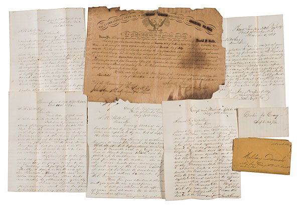 General John W. Geary Civil War Letters,: General John W. Geary Civil War Letters, Plus Signed Promotion. David B. Hilt Collection, 1861-1862. 28th Pennsylvania Infantry; 10 items. This small collection consists of six letters regarding the e