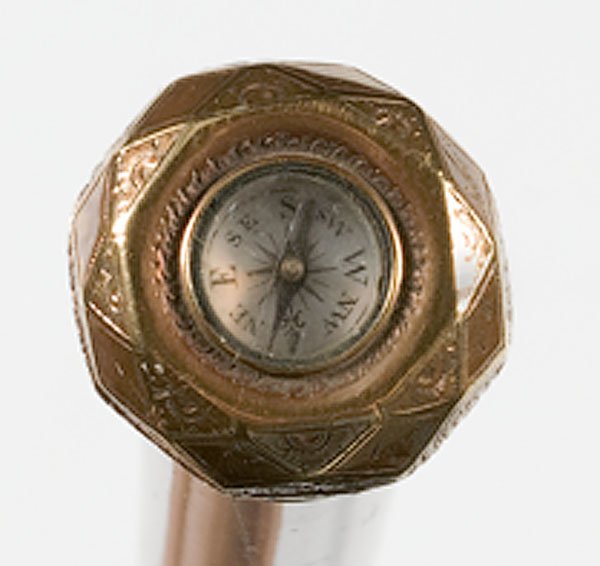 Confederate Ship Captain, C.J.Relyea Engraved Cane - 2