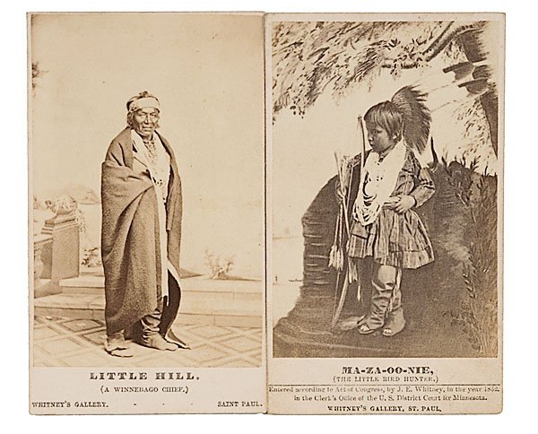 Joel Whitney CDVs of American Indians 