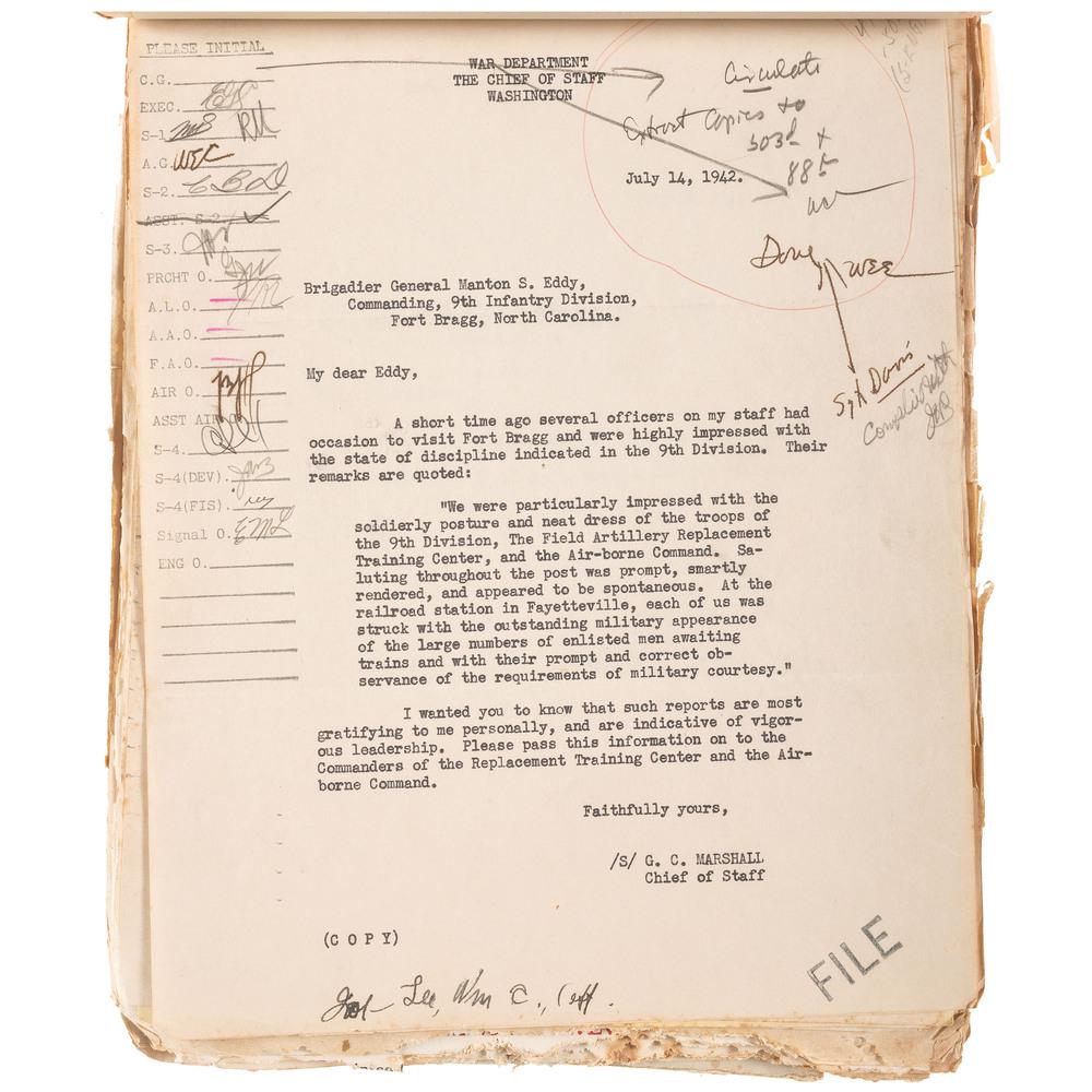 [World War II]. LEE, Major General William C. (1 of 17)