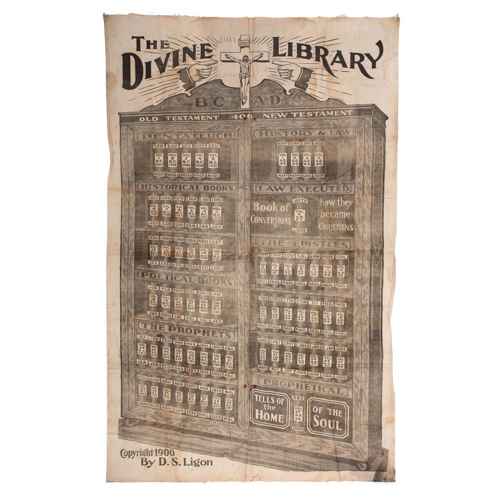 [RELIGION]. The Divine Library. Illustrated church tent (1 of 1)