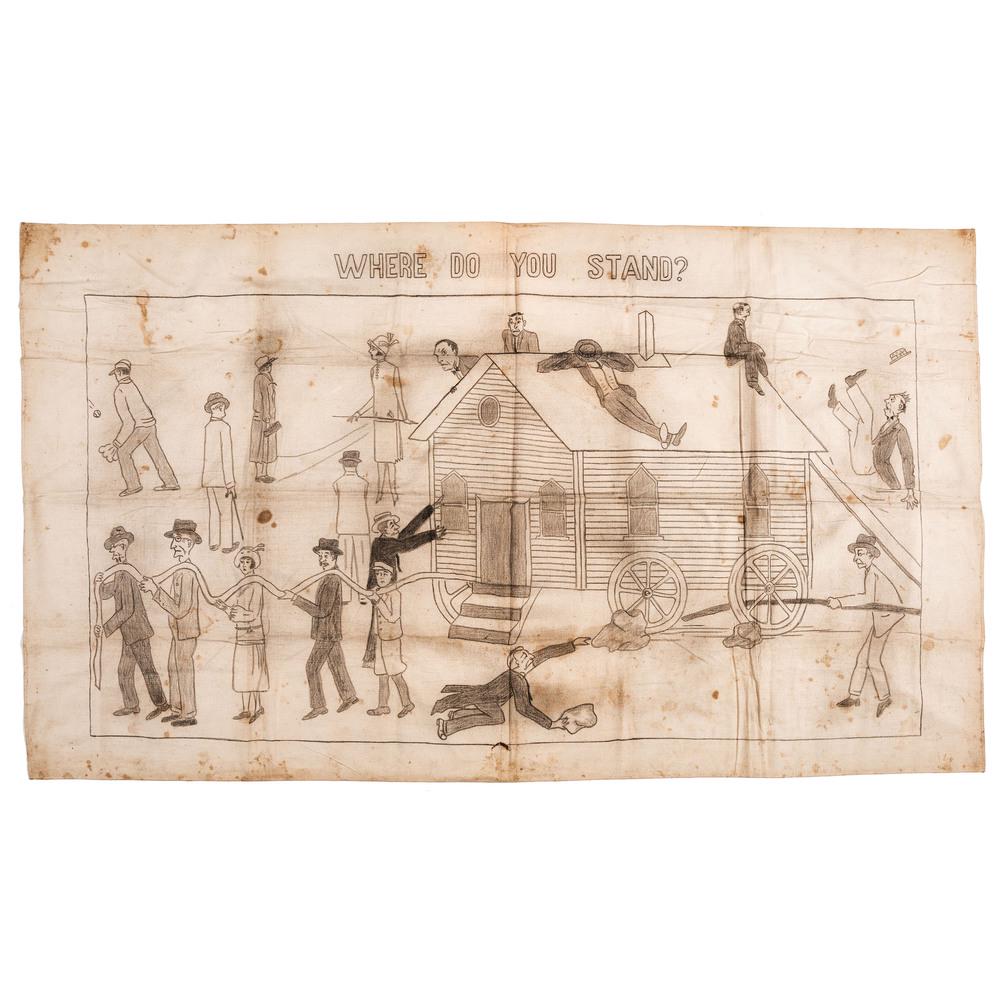 [RELIGION]. Where Do You Stand? Illustrated church tent (1 of 2)