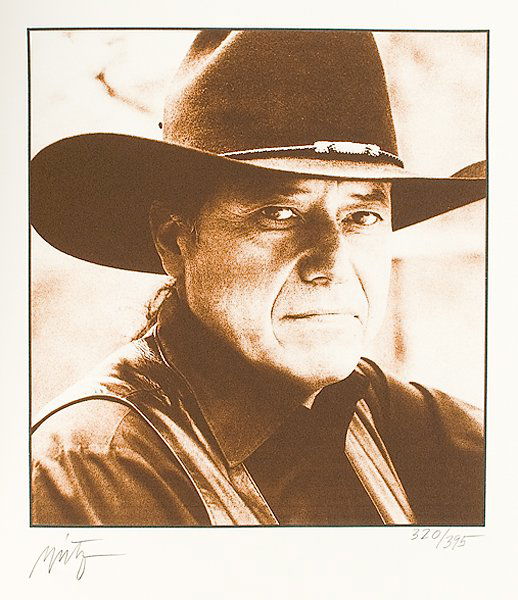 John Nieto (American, b. 1936) : John Nieto (American, b. 1936) Nieto, John. Les Libres des Peintres Leather bound book of 30 serigraphs. Six original, signed prints have all been removed (see lot 458 for one) Deluxe edition, this