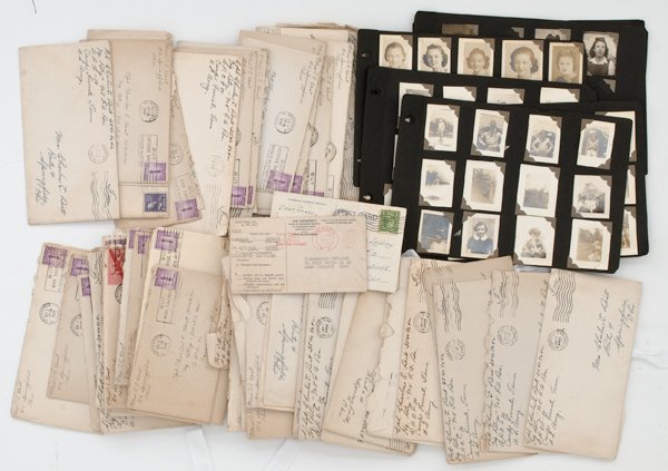 World War II Love Letter Archive of Husband & Wife: World War II Love Letter Archive Between Husband and Wife Charles and Grace Bost letters. 1942-1943; 67 letters (29 from Charles, 38 from Grace), plus 11 additional items. War has a way of interrupt