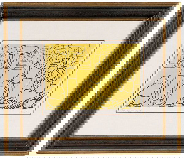 Genre Scene by Diego Rivera, Lithograph : Genre Scene by Diego Rivera, Lithograph Diego Rivera (Mexican, 1886-1957), titled El Mercado on verso, signed and dated 1930 l.l., numbered 77-100 l.r.; 15.5 x 11 in. Diego's marketplace lithograph