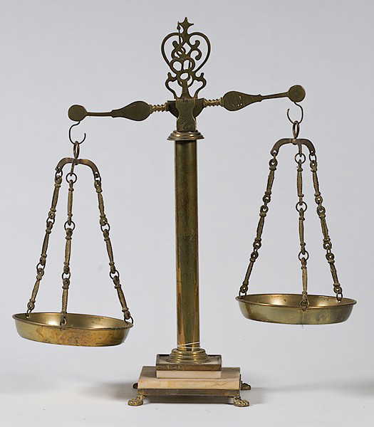 30 Brass Counter Balance Scale