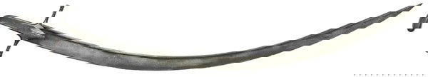 Indo-Persian 17th Century Scimitar with Silver Ove: Indo-Persian 17th Century Scimitar with Silver Overlay Handle 32.5" quill back blade.