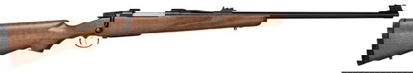 *CZ Model 550 Safari Magnum Bolt Action Rifle : *CZ Model 550 Safari Magnum Bolt Action Rifle .375 H&H cal., 26" barrel, S/N J6932. Walnut stock, blue finish, 3-leaf rear sight (1 standing, 2 folding).