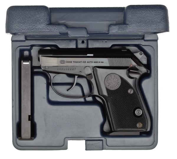 *Beretta Model 3032 Tomcat Pistol : *Beretta Model 3032 Tomcat Pistol .32 ACP cal., 2.375" barrel, S/N DAA102227. Blue finish, 2 magazines.