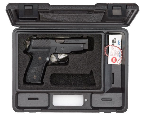 *Sig Sauer Model P228 Pistol : *Sig Sauer Model P228 Pistol 9mm cal., 3.75" barrel, S/N B223022. Matte black finish, 13 rd. magazine.