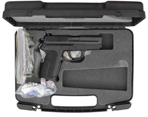 *Sig Sauer Model SP2340 Sigpro Pistol : *Sig Sauer Model SP2340 Sigpro Pistol .357 Sig cal., 3.75" barrel, S/N SP0002458. Matte black finish, two 13 rd. magazines.