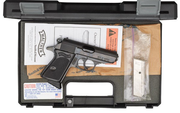*Walther Model PPK Pistol : *Walther Model PPK Pistol .380 ACP cal., 3.25" barrel, S/N 1148BAF. Blue finish, 2 magazines, manual.