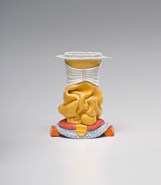 Kathy Butterly, Belly Dance Sculpture : Kathy Butterly, Belly Dance Sculpture (Born 1963, USA) Belly Dance, 1998 Porcelain/earthenware, Glaze; ht. 3.5 in. Exhibited: Franklin Parrasch Gallery, New York, 1998. Butterly works small scale; e